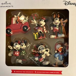 Hallmark Disney Holiday Ornament Set - Red, Green, Blue